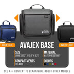 Travel Toiletry Bag for Men and Women - (10.6”x10.6”x3.2”) Large Hanging Toiletry Organizer - Waterproof Hygiene Bag with Metal XXL Swivel Hook, with Sturdy Zippers and 19 Compartments for Toiletries