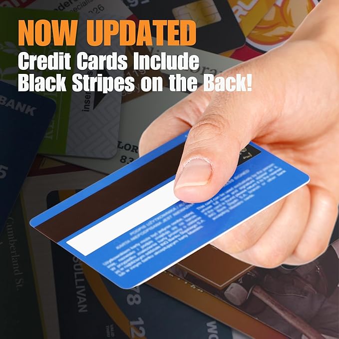 Anti-Theft Travel Wallet Decoy Cards – 6 Fake Credit Cards Pickpocket Protection