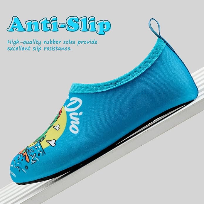 Deevike Kids Water Shoes Boys Grils Barefoot Quick Dry Aqua Socks Beach Shoes for Toddler Sports Swim Surf Outdoor Walking
