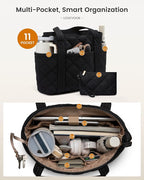 LOVEVOOK Puffer Tote Bag for Women, Puffy Work Handbag, Travel Shoulder Carry On Bag with Zipper for Teacher Nurse Gym