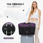 LOVEVOOK Weekender Bag, Large Travel Duffel Bag for Women with 2 Packing Cubes, Carry on Overnight Bag with Shoe Compartment, Mom Hospital Bags for Labor and Delivery