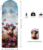 AILONEN Outer Space Astronaut Camping Sleeping Bags,Lightweight & Waterproof,3 Season Warm & Cool Weather,Cartoon Sleeping Bags for Kids,Boys Girls Travelling,Outdoors