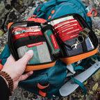 Adventure 5.0 First Aid Kit, Water Repellant Shell – First Aid Kit for Camping, Hiking, Outdoor Sports, Adventure, Travel, Biking – 130 Piece Adventure Essentials Kit