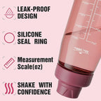 Water Bottle 32oz, clear water bottle with Spout Lid and Carry Handle, Reusable, Tritan, BPA Free, Hiking Water Bottle Suitable for Travel, Outdoors, Gym, Travel, Home, School (Red)