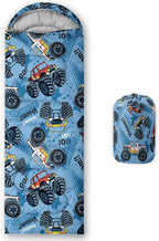 AILONEN Outer Space Astronaut Camping Sleeping Bags,Lightweight & Waterproof,3 Season Warm & Cool Weather,Cartoon Sleeping Bags for Kids,Boys Girls Travelling,Outdoors