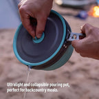 Sea to Summit Frontier Ultralight Collapsible Pouring Pot for Camping, 2.2 Liter