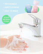 DF DUALFERV Paper Hand Soap Sheets for Traveling, 20 Pack (400 Sheets) Mini Portable Hand Soap Sheets, Scented Disposable Soap Sheet, Colorful Camping Soap Sheets, Travel Soap Sheets for Hand Washing