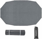 KingCamp Tent Footprint Waterproof Camping Tarp, Ultralight Lightweight Durable Groundsheet for Camping Hiking Backpacking - Fits for KingCamp Khan Palace Tent