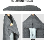 ROCK CLOUD Packable Camping Blanket Ultralight Outdoor Blankets Stadium for Hiking Camp Travel Outside Sports, Grey