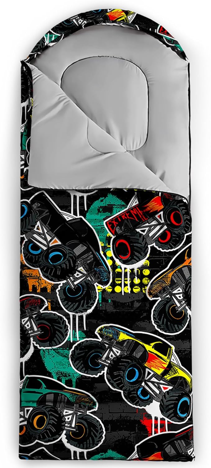 QOOMO Camping Sleeping Bags,3 Season Warm & Cool Weather,Lightweight,Waterproof Sleeping Bags for Adults & Kids,Traveling,and Outdoors,Camping Gear Equipment