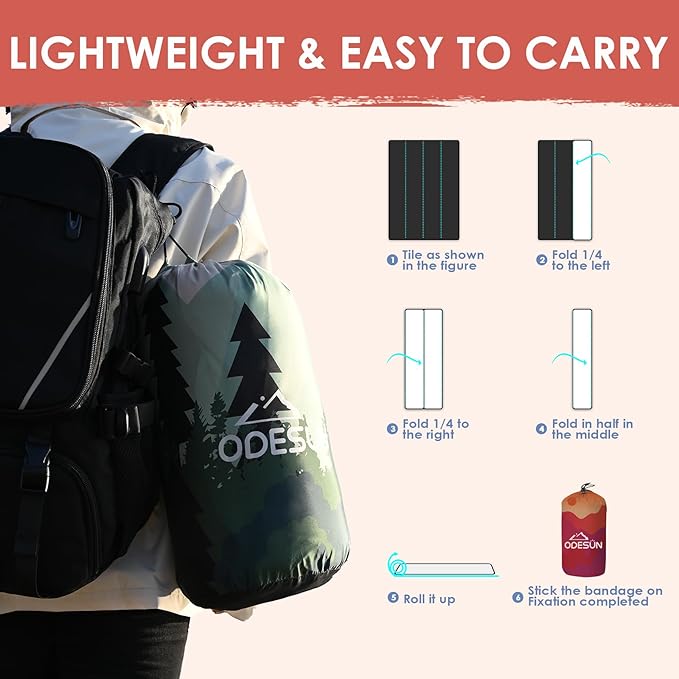 Lightweight Camping Blankets Outdoor Down Alternative Puffy Printed Camping Blanket Waterproof Large Silk Cotton Blanket Packable Warm for Trave Picnic Hiking Camping Cold Weather 78" x 55"