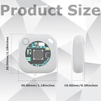 New Smart Tag Works with Find My App(iOS Only) Keys Finder and Item Locator. Ultra Slim, Lightweight
