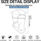 Balaclava Face Mask Sun UV Protection Breathable Full Head Mask for Men Women Skiing Cycling