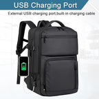 Travel Backpack for Men, Carry on Backpack Expandable 45L Suitcase Backpack Airline Approved Large Luggage Business Weekender Bag