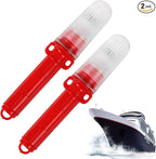 2PCS Boat Flares,Boat Flares Coast Guard Approved Marine, Flares for Fishing Boats, Life Rafts & Emergency Signaling