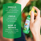 Badger Bug Spray, 3-Hour DEET-Free Mosquito Repellent, Family Friendly, Citronella & Organic Essential Oils, Natural & Vegan Insect Repellent Spray for Travel, 2.7 fl oz Aluminum Bottle, 2-Pack