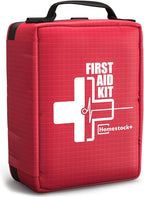 First Aid Kit, Professional Trauma First Aid Kit with Labelled Compartments Molle System for Car, Hiking, Backpacking, Camping, Traveling, and Cycling