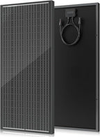 18BB 100 Watt Solar Panel, N-Type 12V 100W Solar Panel, 25% High Efficiency Monocrystalline PV Modules for RV, Marine, Rooftop, Farm, Trailer, Home Off-Grid System