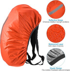 PATIKIL Waterproof Backpack Rain Cover, Non-Slip Backpack Cover with Vertical Reflective Strap Stay Dry for Hiking, Camping, Hunting