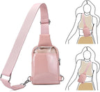 INICAT Sling Bag for Women Touchscreen Small Crossbody Cell Phone Purse Fanny Pack