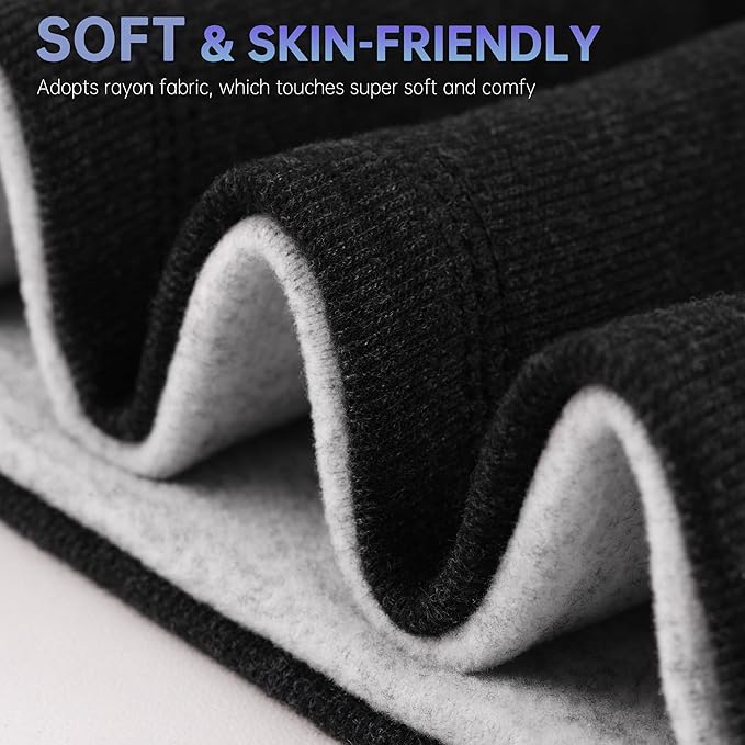 Winter Neck Gaiter Warmer, Soft Fleece Face Mask Scarf for Cold Weather Skiing Cycling Outdoor Sports