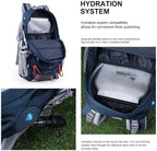 MOUNTAINTOP Hiking Backpack,Lightweight Travel Backpack for Men Women Outdoor Backpacking, Camping