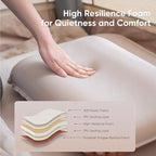 Naturehike Camping Pillow with Memory Foam, Self-Inflating Portable Pillow, Camping Essentials, Ergonomic for Neck Support, Travel Pillows for Camping, Airplanes, Hiking, Backpacking, Hammock