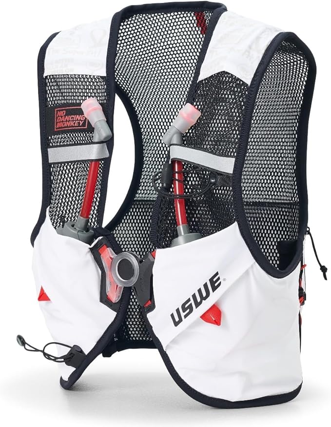 USWE Pace - Running Vest Hydration Pack with 2 x 500ml UltraFlask, Backpack for Men and Women