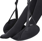 Upgraded Airplane Foot Rest (Premium Memory Foam) - Thickened Super-Size Airplane Foot Hammock to Relax Your Feet - Perfect Airplane Travel Essentials for Long Flight Plane (Extra Large)