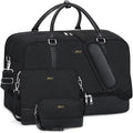 Weekender Bags for Women Overnight Bags with Shoe Compartment 21" Duffle Travel Bag for Traveling Weekend Gift 3pcs Set