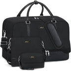 Weekender Bags for Women Overnight Bags with Shoe Compartment 21" Duffle Travel Bag for Traveling Weekend Gift 3pcs Set
