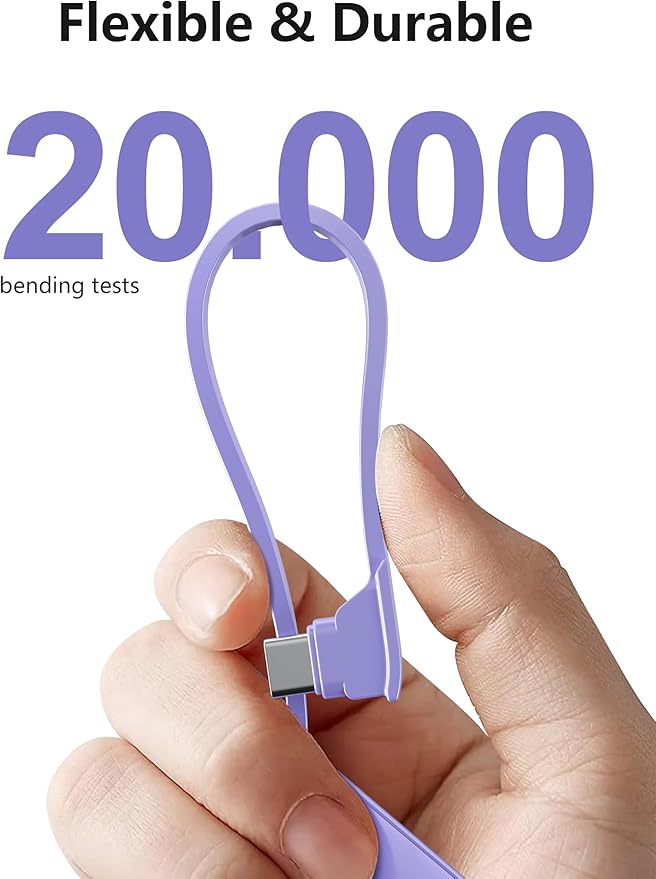 Portable Charger Power Bank with Built-in Cable & AC Plug, 10000mAh Fast USB-C Charger, Slim Mini Battery for iPhone 16/15/14/13/Pro/Max & All USB-C Devices