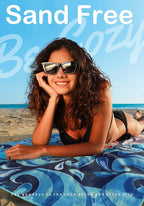 4 Pack Microfiber Lightweight Beach Towel Sand Free Quick Dry Absorbent Thin Compact Towels for Swimming Pool Camping Beach Accessories Large Easy Pack Travel Things for Vacation Essentials Gift