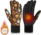 RIGWARL Upgraded Plush Gloves for Cold Weather, Women Men Winter Gloves for Late Fall and Early Winter, Warm Running Gifts