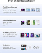 INIU Power Bank, 25000mAh 100W USB C Laptop Portable Charger, PD QC Fast Charging 3-Output Battery Pack, Travel Charger for Laptop MacBook iPad Tablet Steam Deck iPhone 17 16 15 14 Pro Samsung S25 etc