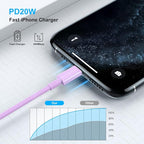 2 Pack [ Apple MFi Certified ]iPhone Charger 6ft,Long Lightning to USB Cable 6 Feet,Fast Apple Charging Cable Cord 6 Foot for iPhone 14/14 Max/13Pro Max/12Mini/11Pro/11/XS/XR/8/7/6s/iPad,Air Original
