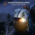 LETMY Rechargeable Camping Lights, 4 Pack Portable Tent lights With 4 Lighting Modes, 150LM LED Camping Lantern Waterproof, Only 20g Hanging Tent Lantern for Hiking Backpacking Power Outages Emergency