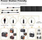 Portable 200 Watt 12V Foldable Solar Panel with Adjustable Kickstands and Waterproof IP65 Design for Power Station, Travel, Outdoor Camping, RVs, and Off-Grid Applications