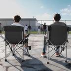 Oversized Camping Chair for Adults Heavy Duty,Heavy Duty Lawn Chair with Side Pockets，Outdoor Camping, Fishing, Beach,Hiking Foldable Camping Chair