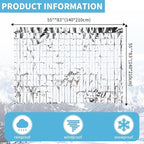 FRONTLINE Emergency Thermal Blankets Large 54" x 84" Mylar Blankets Survival Gear Camping Gear Emergency Space Blanket First Aid for Survival (8)