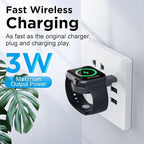 2025 Upgrade for Apple Watch Charger,Magnetic Portable iWatch Charger USB C&USB A Fast Wireless Charging Travel Battery Charger for iWatch Ultra2/Ultra/SE/SE2 Series 10/9/8/7/6/5/4/3/2/1