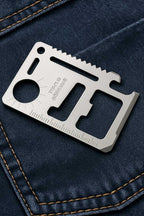 12-in-1 Tool Pen & Stainless Steel EDC Wallet Card Tool Gift Set | Multitool Duo Everyday Carry Survival Gadget for Men & Women (2-pack)