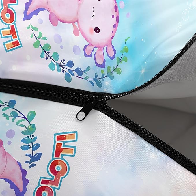 Sleeping Bags for Adults Youth Kids,3D Printing Camping Sleeping Bag for Girls Boys Lightweight Waterproof Cold/Warm Weather Sleeping Bag for 3 Seasons