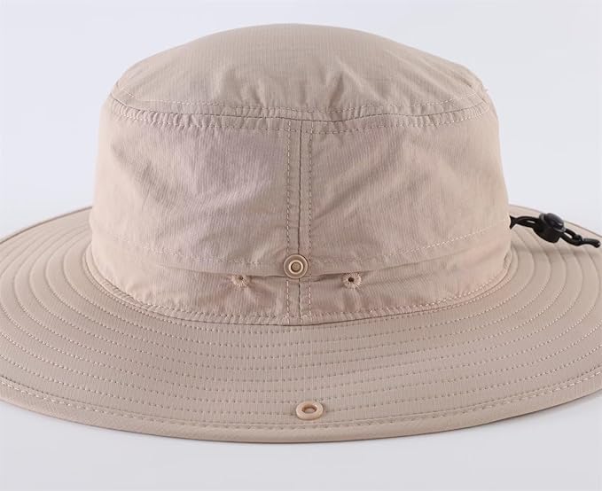Connectyle Sun Hat for Men Women Outdoor UV Protection Safari Hat for Fishing Hiking Gardening Breathable Cowboy Hat UPF50