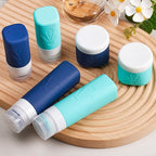 INSFIT Silicone Travel Bottles Set, 6 Pack Travel Size Toiletries, Leakproof Travel Bottles for Toiletries, Travel Accessories for Women, Airplane Travel Essentials, Travel Containers for Toiletries