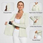 baleaf Women's Sun Protection Jacket Hoodie Clothing Lightweight Long Sleeve Sun Cover Up Shirt