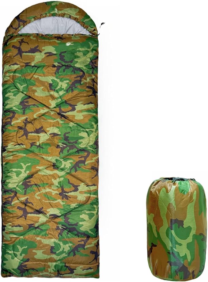 Sleeping Bags for Adults，Lightweight Waterproof Compact Sleeping Bag with Stuff Sack for Warm Camping Cold Hiking Traveling Outdoor Activities