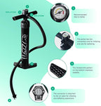 10’6’’ Portable Inflatable Stand Up Paddle Board (SUP) for Adults and Youth with Non-Slip Deck – Complete Accessories Kit, Perfect for Fishing, Yoga, Fitness & Family Fun