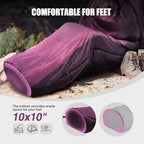 REDCAMP Ultra Lightweight Sleeping Bag for Backpacking, Hiking, Comfort for Adults Warm Weather, with Compression Sack