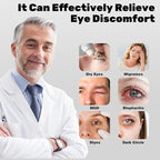 Silk Cordless Heated Eye Mask for Dry Eyes, Light Blocking Warm Eye Compress, Improved Sleep, with 3 Heat Settings, Washable Heating Pad for Migraine, Travel, Rechargeable, Men Women